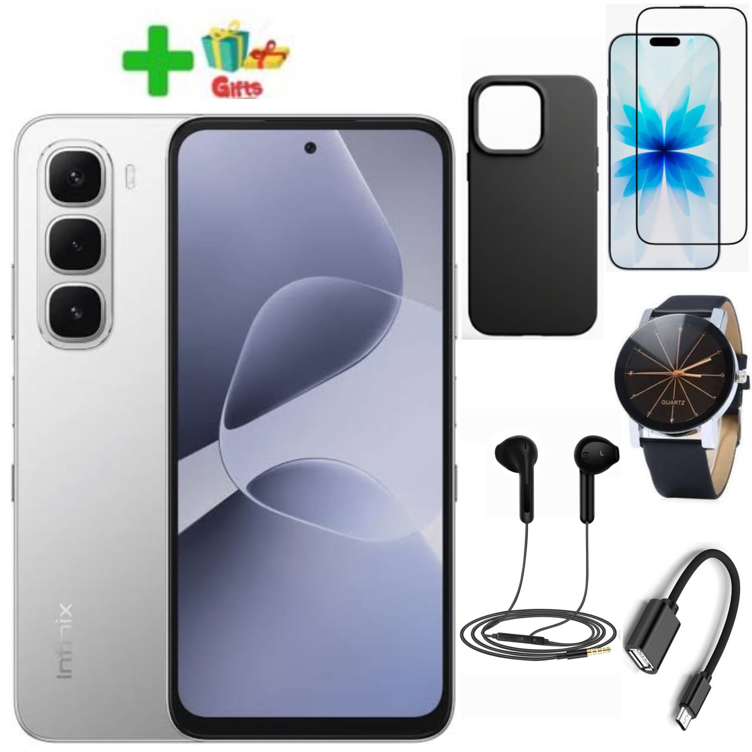 LIMITED OFFER Infinix Hot 60i 6GB RAM + 128GB 6.7" 120Hz 4G Slim Phone Dual SIM 5160mAh 45W Fast Charging 50MP Camera IP64 Fingerprint Lock Gyroscope MTK G81 Ultimate One-Tap AI Smart Phones