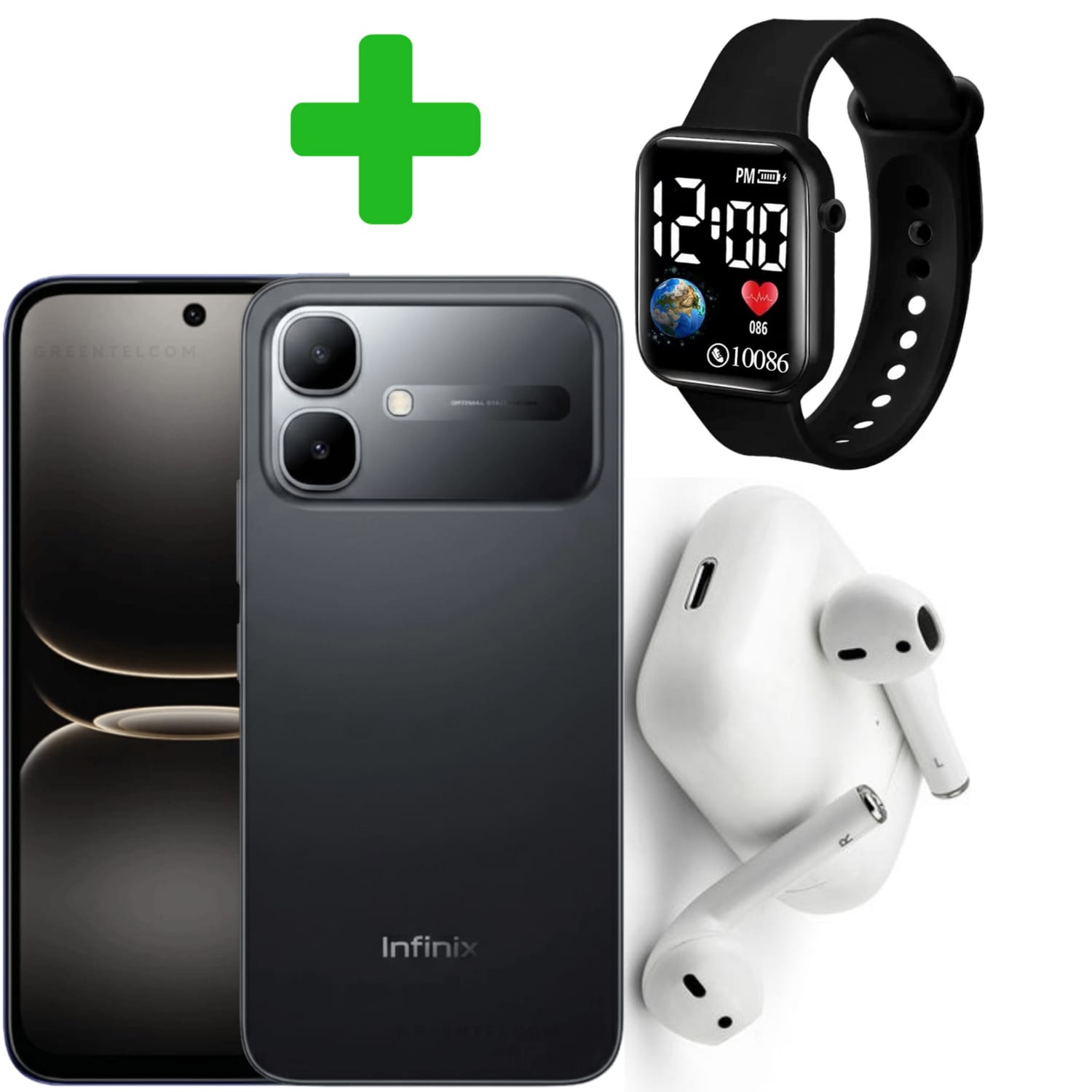 HOT DEALS!! NEW ARRIVAL Infinix Smart 20 64GB+4GB 6.67" 120Hz Display Dual Speakers Dual SIM 4.5G Slim Phone 5200mAh Battery 15W Charging IP64 Fingerprint Lock Android 16+FREE GIFTS+12 MONTHS WARRANTY