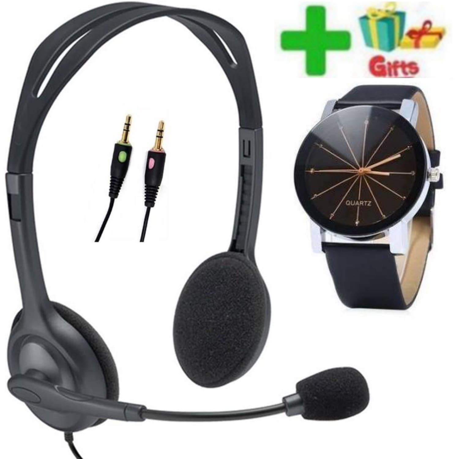 Logitech H110 Stereo Headset+FREE GIVE AWAYS