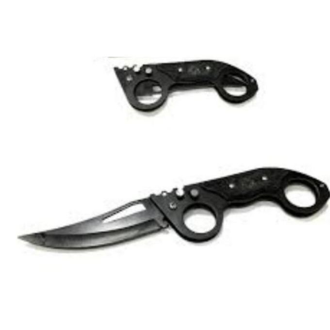 Heavy duty multipurpose camping foldable outdoor pocket stainless steel blade with safety lock and a belt holster pocket knife