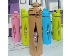 Hydra Flow Motivational Water Bottle with Straw – Leakproof BPA-Free Reusable Sports, Gym, Travel & Office Drinking Bottle