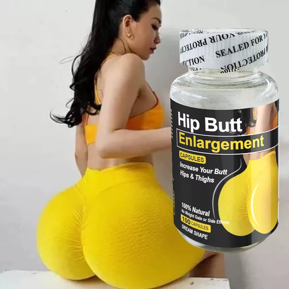 Hip Butt Enlargement Capsules Butt Booster Natural Hip Butt Enhancing 60 Capsules for a Bigger Butt Hips Thighs