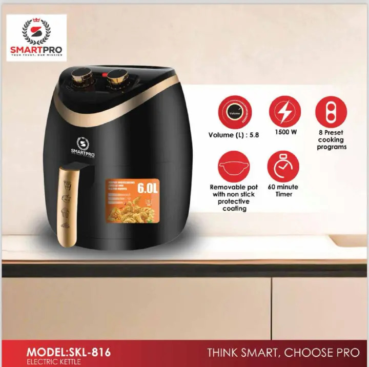 SmartPro 6Litres Electric Air Fryer SAF-232B Deep Fryer air fryer