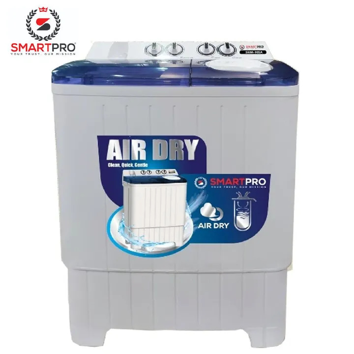 SmartPro 10kg Twin-tub Semi Automatic Washing Machine SWM-10TT (1YR WARRANTY)