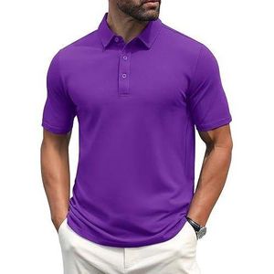 Men's Cotton short sleeved Collar Polo Shirt
