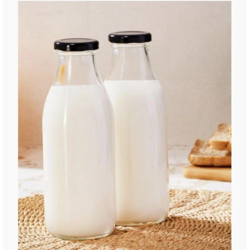500ml glass milk bottles, perfect for smoothies and juice with Airtight steel Lids Storage jars