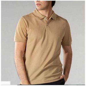 Men's Cotton short sleeved Collar Polo Shirt