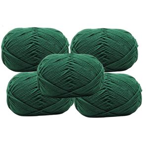 5pcs Crochet Thread Knitting Wool Yarn for Crochet Projects/ Chunky 4 Ply Yarn