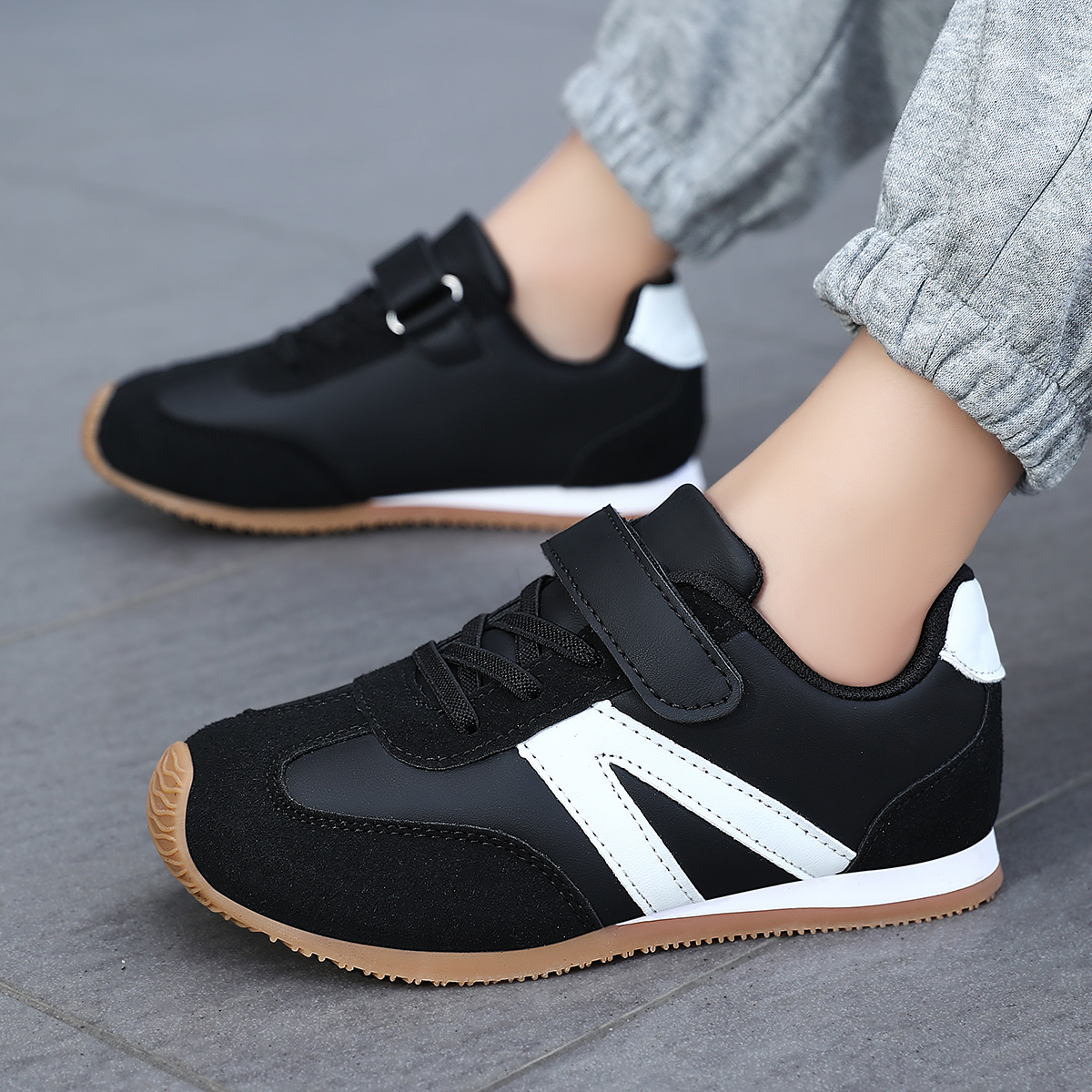 Kids Boys Sport Sneakers Athletic School Running Walking Gym Casual Non Slip Outdoor Shoes
