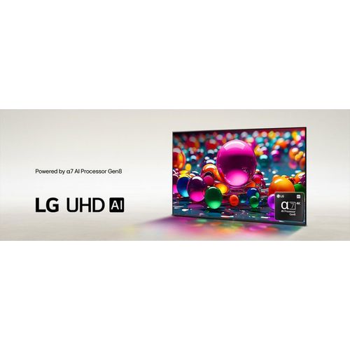 LG 50" INCH  50UA80006  UHD AI 4K SMART TV HDR10 WEBOS 25 2025-BLUETOOTH,YOUTUBE,NETFLIX,VOICE CONTROL, ALPHA 7 4K AI PROCESSOR GEN 8+ FREE WALL BRACKET AND TV GUARD-1 YEAR WARRANTY
