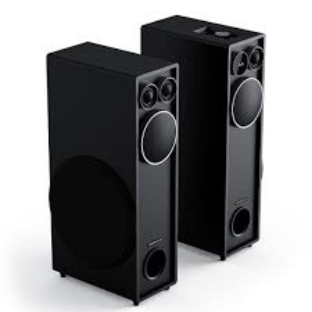 Vision Plus VP2060TS Tower Speaker 240W with versatile connectivity options including Bluetooth, USB, AUX, and HDMI-1 year warranty
