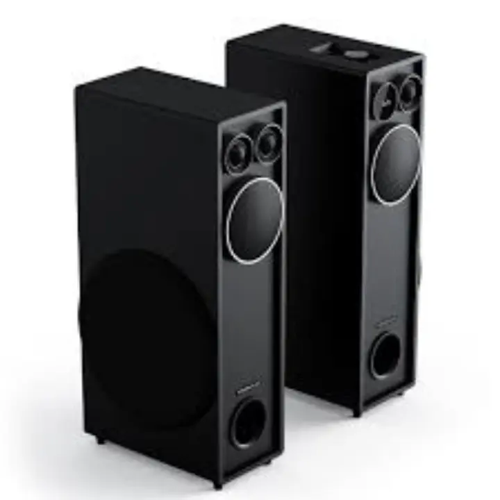 Vision Plus VP2060TS Tower Speaker 240W with versatile connectivity options including Bluetooth, USB, AUX, and HDMI-1 year warranty