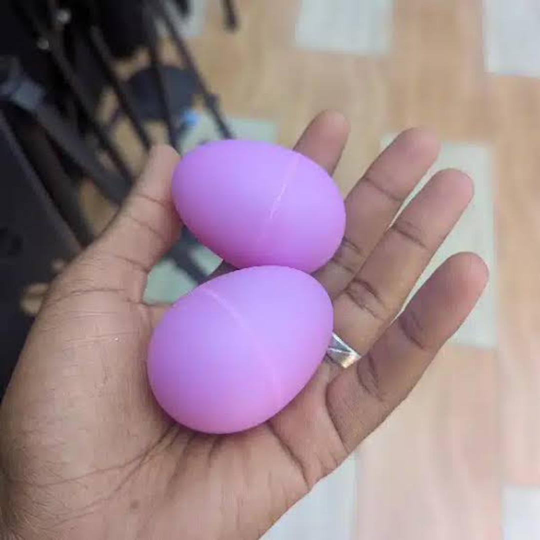Egg shakers percussion instruments (1 pair)