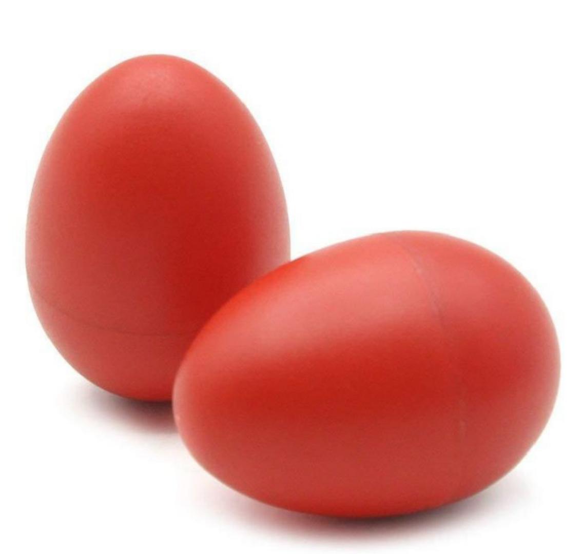 Egg shakers percussion instruments (1 pair)
