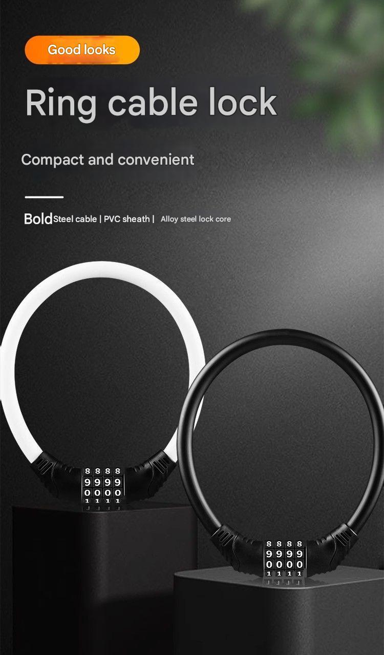 Bicycle lock, mountain bike anti-theft lock, motorcycle electric bike lock, battery bike ring lock, combination lock, leather ring lock