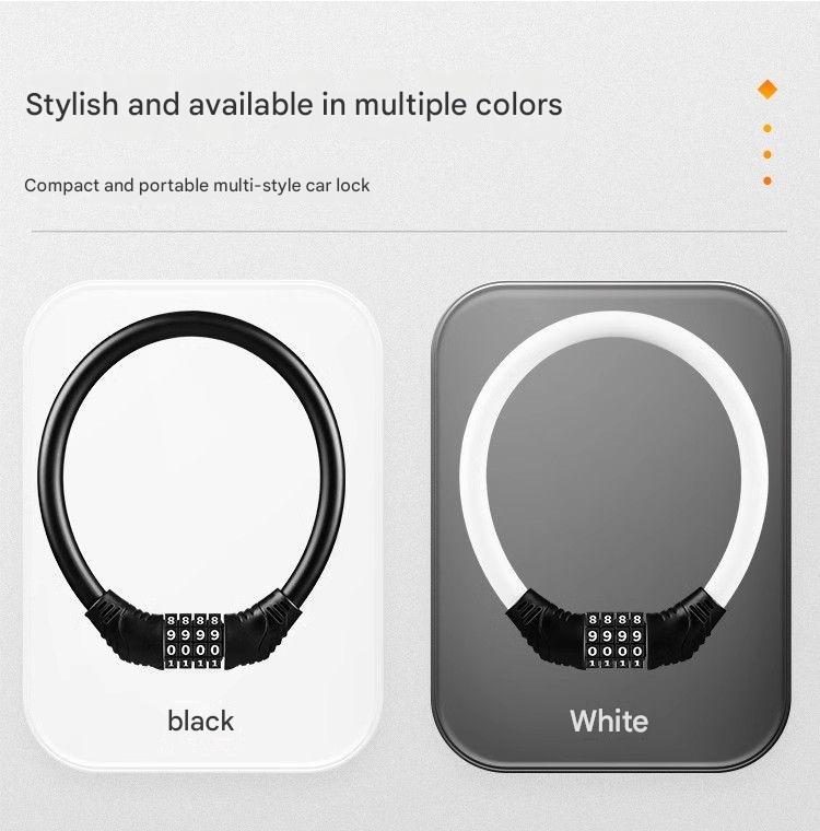 Bicycle lock, mountain bike anti-theft lock, motorcycle electric bike lock, battery bike ring lock, combination lock, leather ring lock