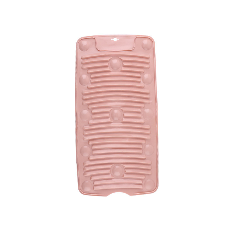 Creative silicone washboard with built-in washboard, multi-functional foldable mini soft suction cup type.