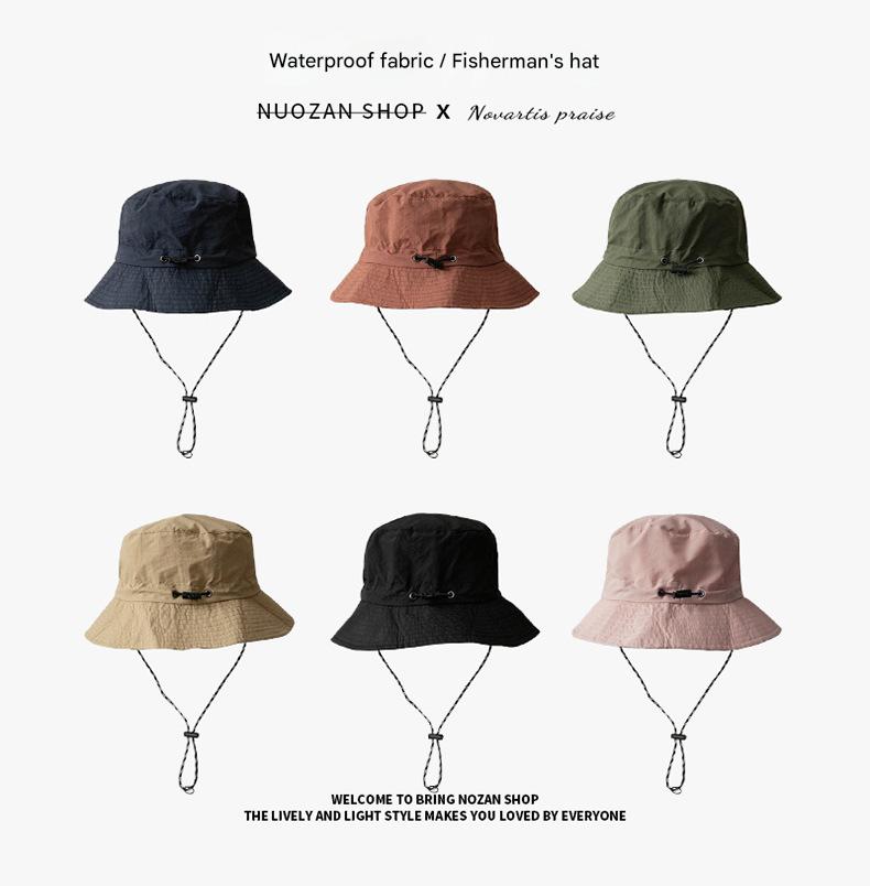 Men's Packable Bucket Hat — Lightweight, Waterproof, Quick-Drying Hiking Hat with Sun Protection
