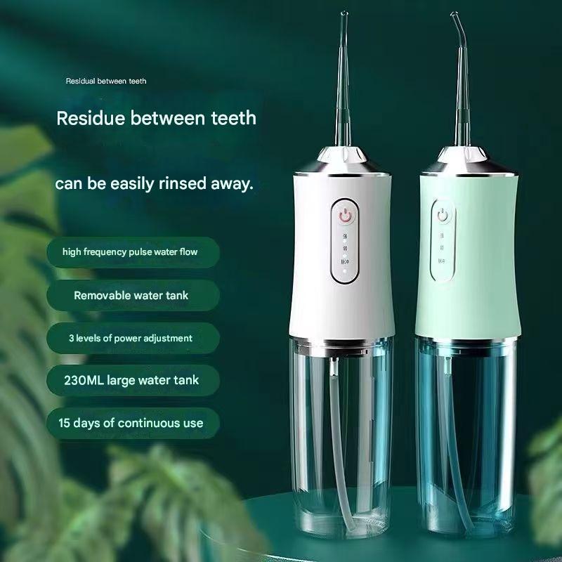 Electric water flosser, dental cleaner, home oral hygiene spray, dental floss nozzle, interdental cleaning