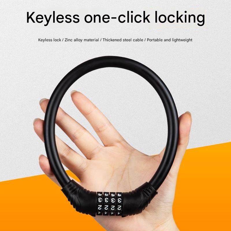 Bicycle lock, mountain bike anti-theft lock, motorcycle electric bike lock, battery bike ring lock, combination lock, leather ring lock