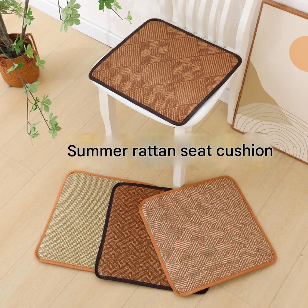 2 pcs Summer rattan seat cushion, breathable office cooling mat, summer chair cushion, dining chair cushion, non-slip mat, pet cooling mat