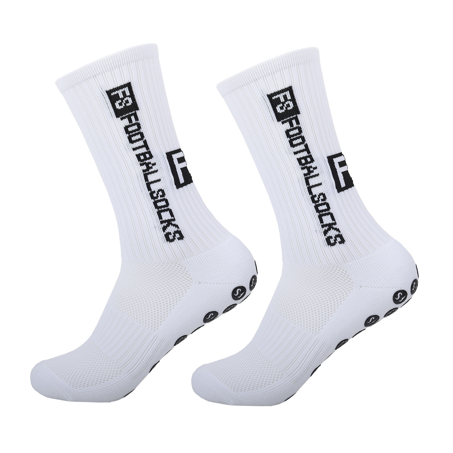 FS style non-slip, thickened terry cloth bottom football socks