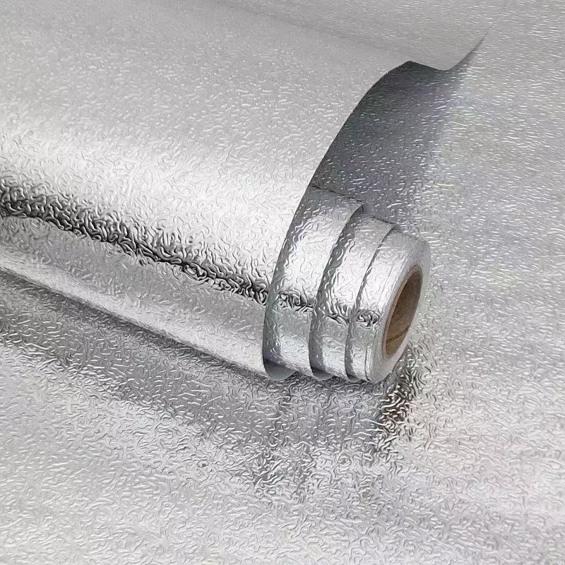 Waterproof, oil-proof, and moisture-proof stickers for cabinets, drawer liners, stovetop aluminum foil, tin foil, and self-adhesive wallpaper.