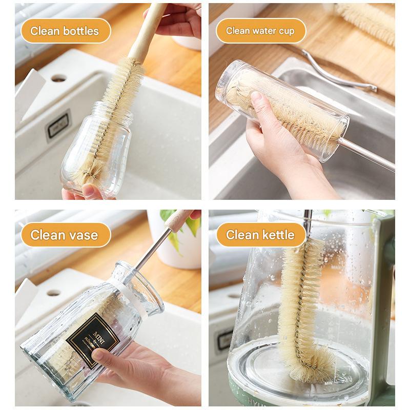 Long-handled cup brush, a kitchen cleaning tool that leaves no blind spots.