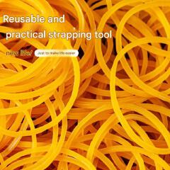 High-elasticity, durable rubber bands, yellow cowhide rubber bands, high-temperature resistant rubber rings for hair perming, industrial rubber bands.
