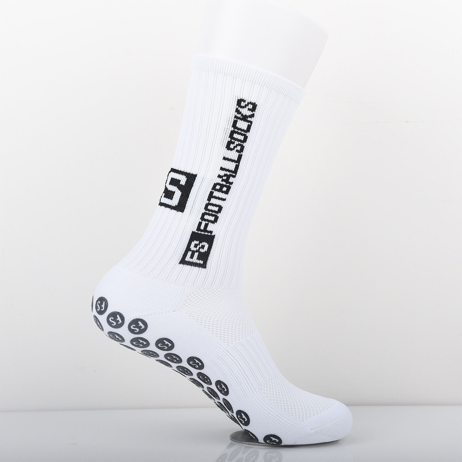 FS style non-slip, thickened terry cloth bottom football socks