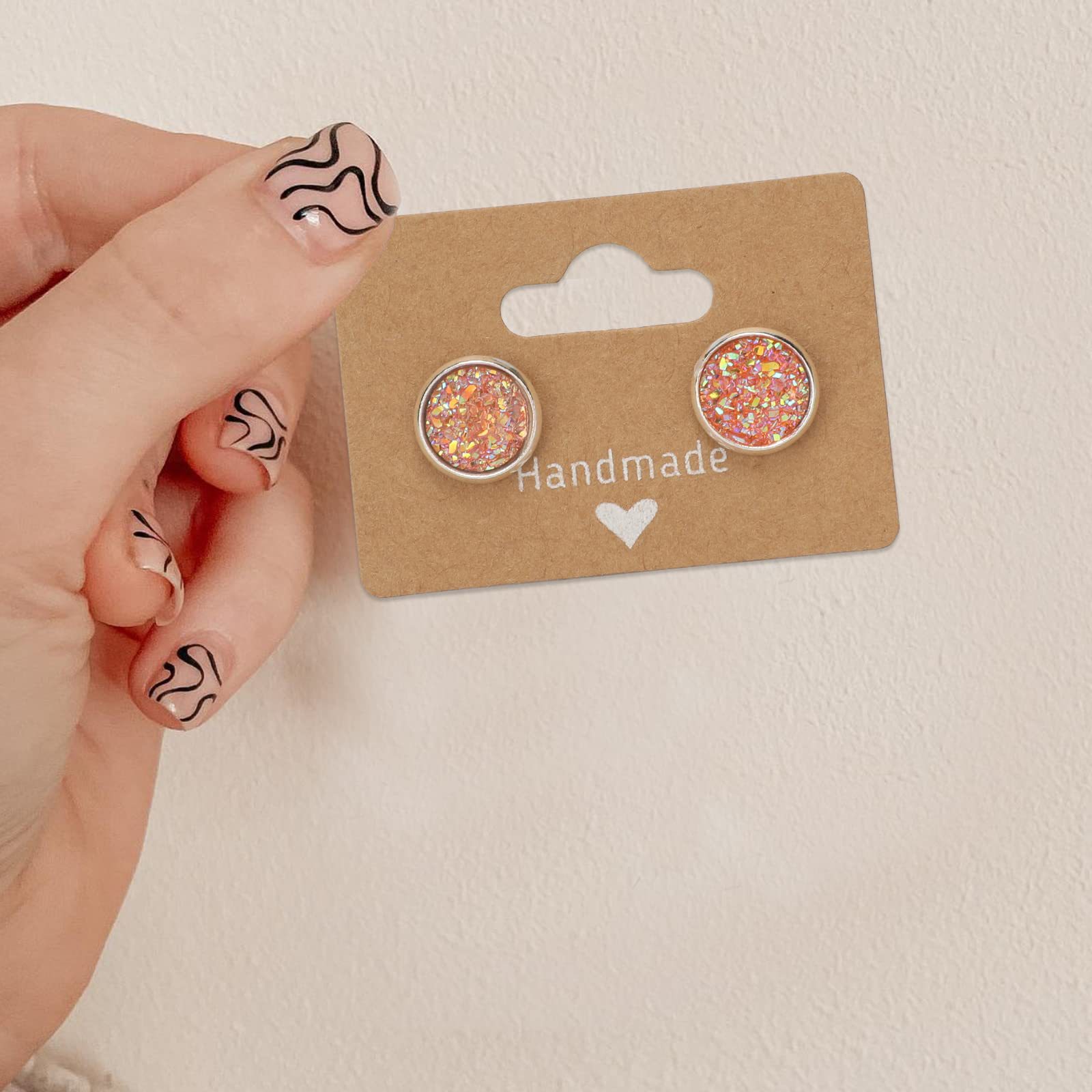 100 pcs/set Jewelry card, used for storage  of jewelry 、including necklaces and earrings.