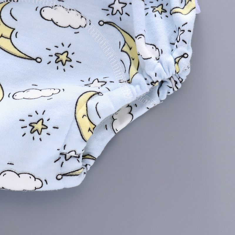 Baby training pants, washable 6-layer gauze diaper cover, breathable cloth diaper pants 1pcs