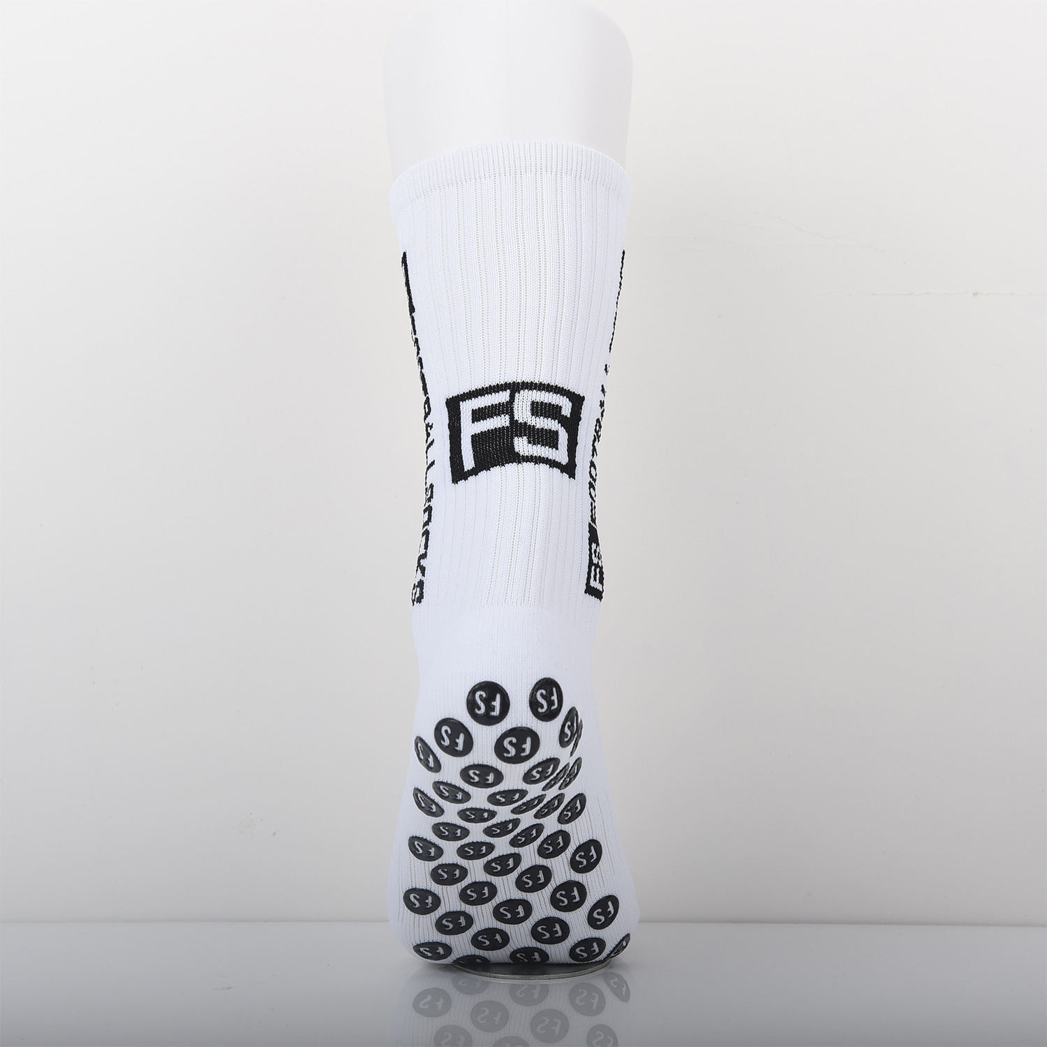 FS style non-slip, thickened terry cloth bottom football socks