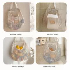 Socks storage hanging bag, wardrobe hanging underwear organizer bag, wall hanging, no-drill bag