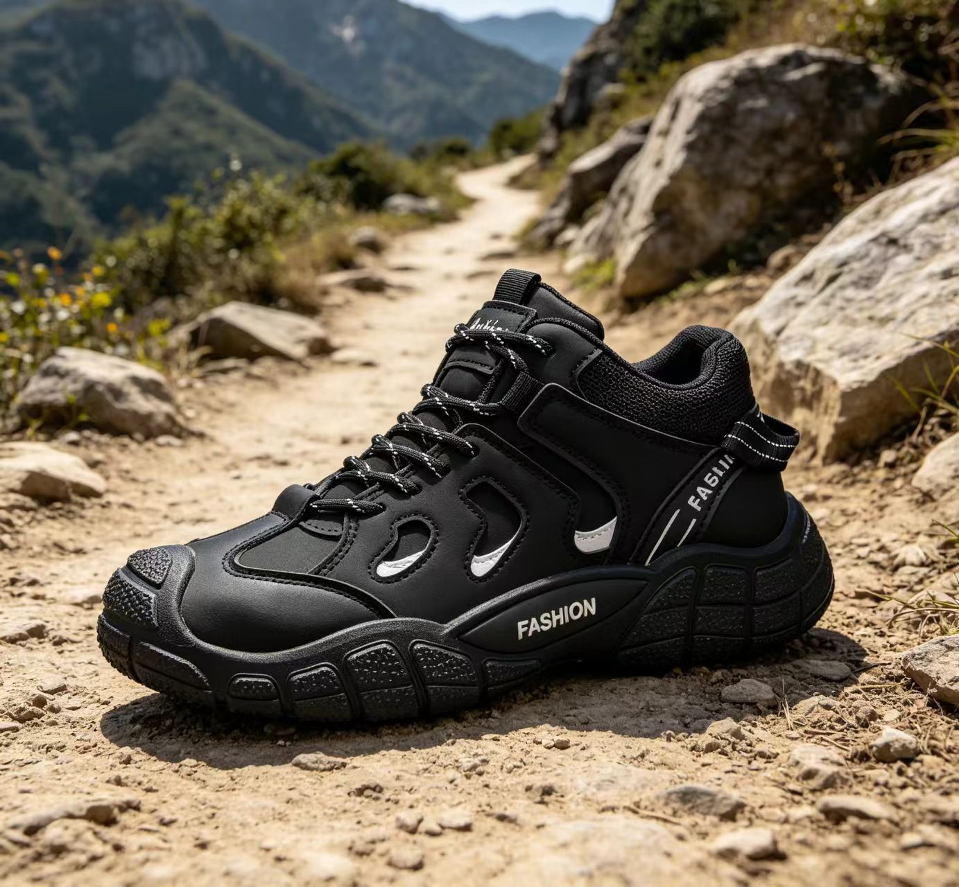 Men's Shoes 2026 New Style All-Match Casual Outdoor Hiking Shoes Wear-Resistant & Breathable Sports Workwear Safety Shoes