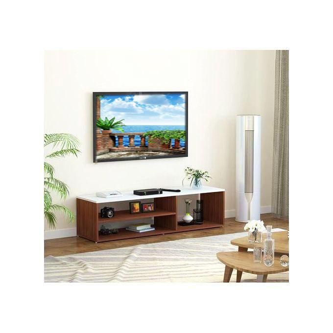 Riko Modern TV Stand - White - Fits Up to 43" TV - L90xW30xH50cm