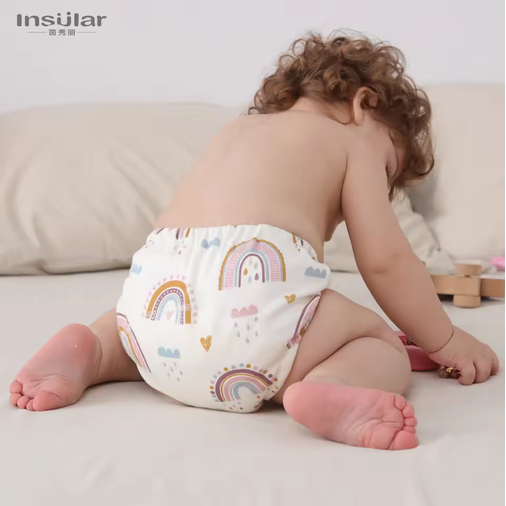 Baby Training Pants Nowborn Bebé Cloth Diaper Reusable Washable Cotton Elastic Waist Cloth Diapers Nappies Underwear
