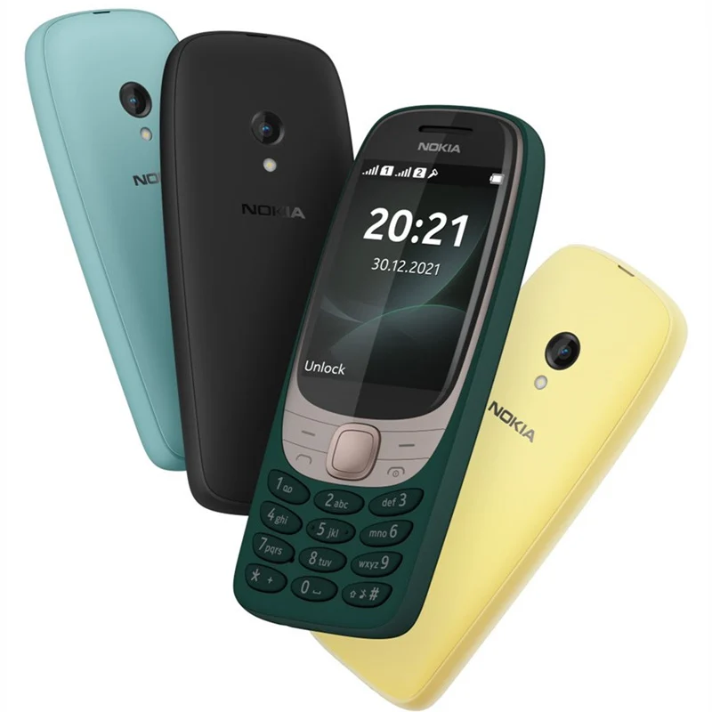 [SUPER DEALS!!!] Nokia 6310 2021 Smartphone 2.8 Inch Screen Dual SIM Phone 2G Call Rear Camera 0.5MP Shock Resistant and Durable Super Strong Signal Long Battery Backup Phone No