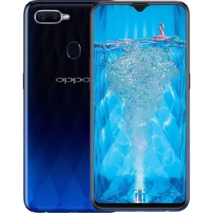 Refurbished OPPO F9, 4GB RAM & 128GB ROM, 6.3inch " 3500 mAh Dual SIM 25MP+16MP Android Smartphones/ Mobile Phones