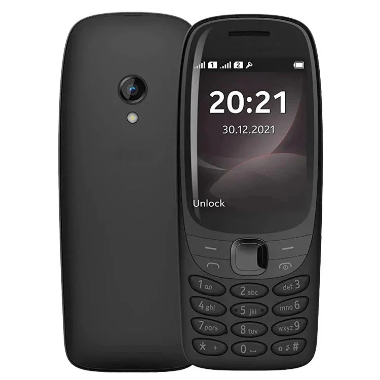 [SUPER DEALS!!!] Nokia 6310 2021 Smartphone 2.8 Inch Screen Dual SIM Phone 2G Call Rear Camera 0.5MP Shock Resistant and Durable Super Strong Signal Long Battery Backup Phone No
