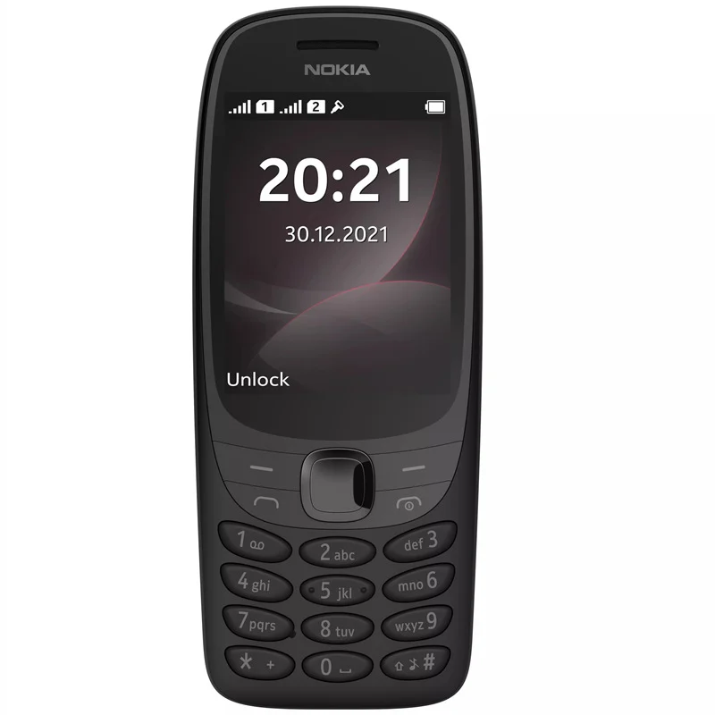 [SUPER DEALS!!!] Nokia 6310 2021 Smartphone 2.8 Inch Screen Dual SIM Phone 2G Call Rear Camera 0.5MP Shock Resistant and Durable Super Strong Signal Long Battery Backup Phone No