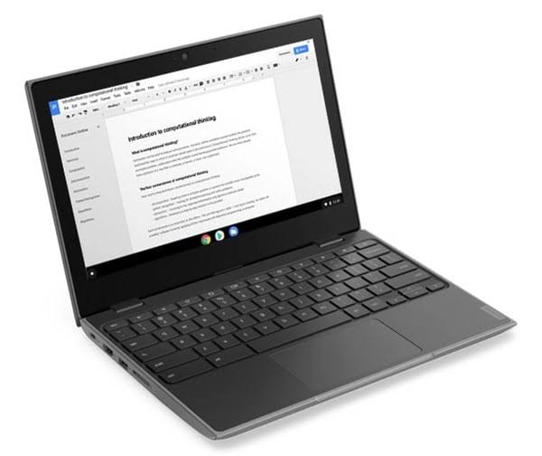 (free laptop bag)Refurbished Lenovo 100e laptop Intel Pentium silver 1.3GHz 4GB RAM 128GB SSD 11.6 inch Full HD Display Ultra-Light Windows 11 Pro And office 2021 pre activated Lenovo 100e laptop