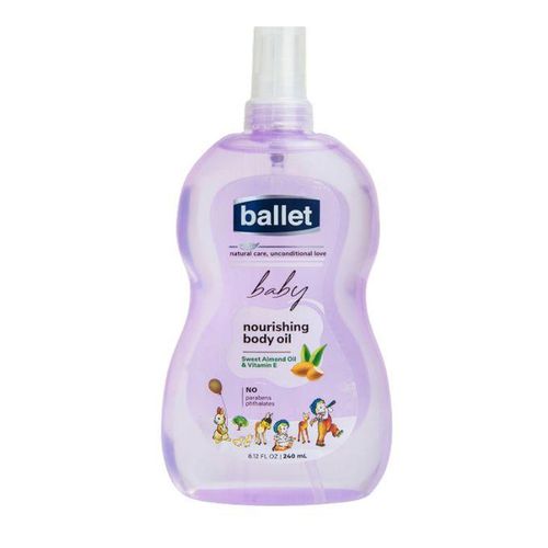Baby Nourishing Body Oil Deep Hydration & Silky Soft Skin- Enriched With Sweet Almond Oil and Vitamin E to Lock In Moisture and Soothe Dryness.