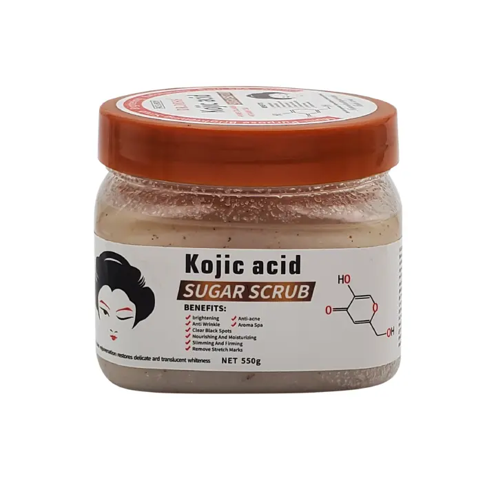 DR.DESS Kojic Acid Body Scrub Clean Face Blackhead Remover Deep Pore Cleansing Facial Mask Skin Moisturizing Hydrating Exfoliates Dead Skin Leaving Skin Softer, Clearer and Glowing.