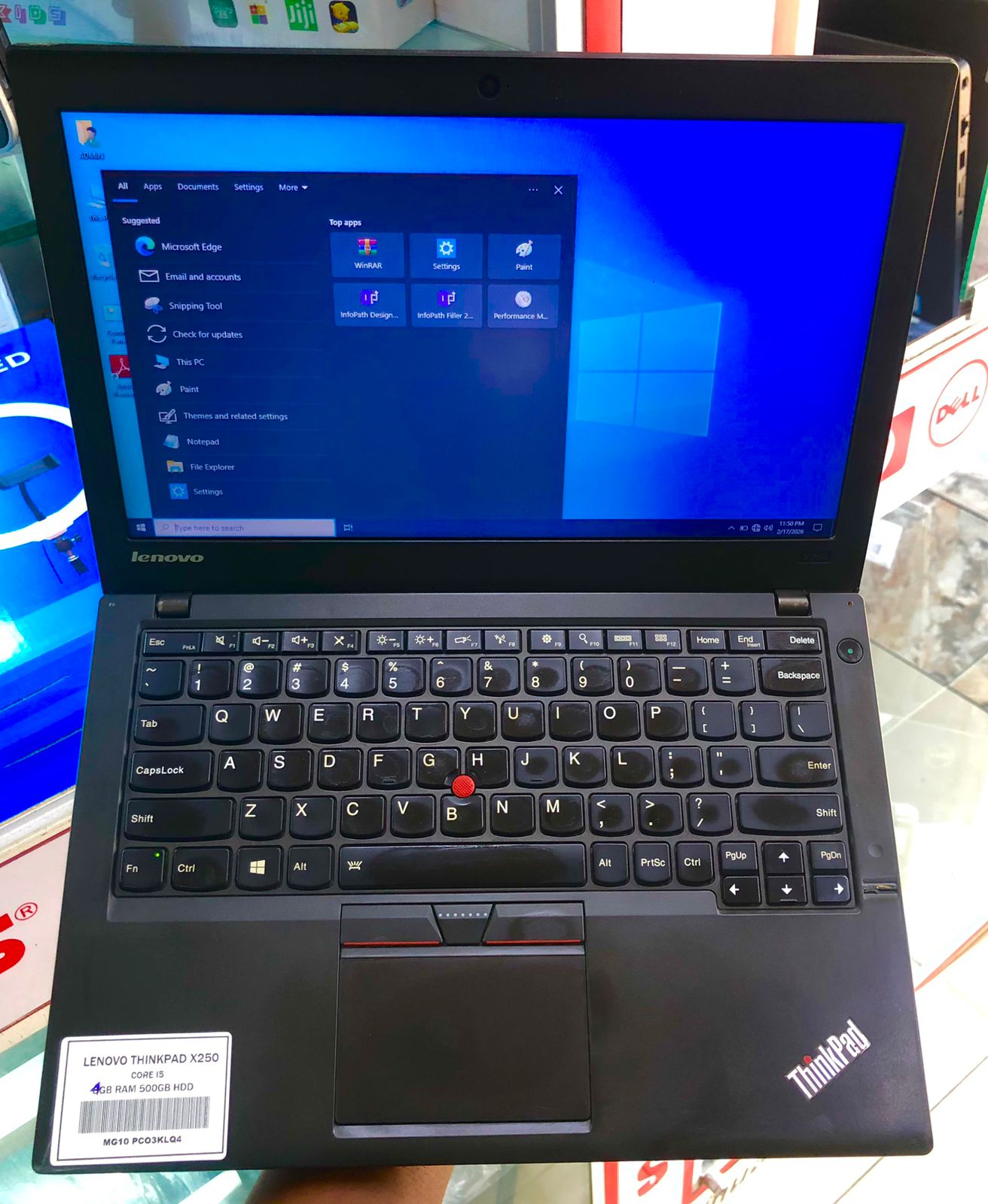 Refurbished Lenovo ThinkPad X250 Intel Core i5 7th Gen laptop 8GB RAM 256GB SSD 12.5-inch HD anti-glare display Students & Business USB 3.0 HDMI VGA Wi-Fi ports Bluetooth HD webcam Intel  Graphics