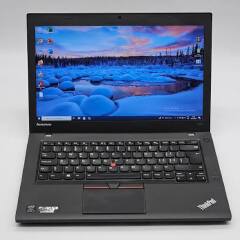 Refurbished Lenovo ThinkPad T440 8GB RAM 256GB SSD Intel Core i5 7th Gen 14-inch Full HD display 6500 mAh battery capacity Webcam BT Backlit Keyboard Fingerprint Reader Windows 11 Student Work Laptop