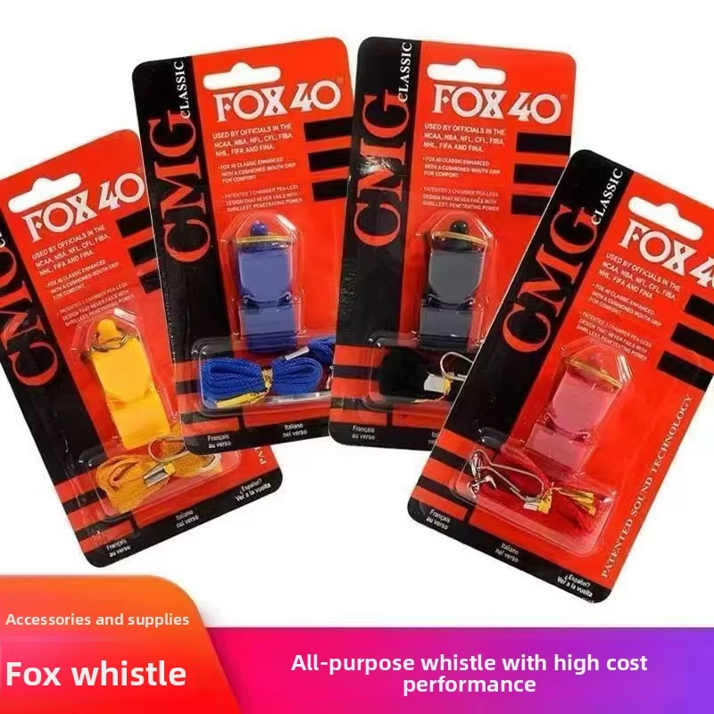 Best Seller Fox 40 Professional Referee Fox Whistle Large Volume for Football Basketball Sports Teaching & Training