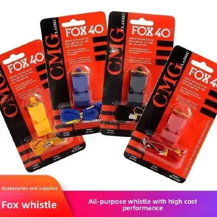 Best Seller Fox 40 Professional Referee Fox Whistle Large Volume for Football Basketball Sports Teaching & Training