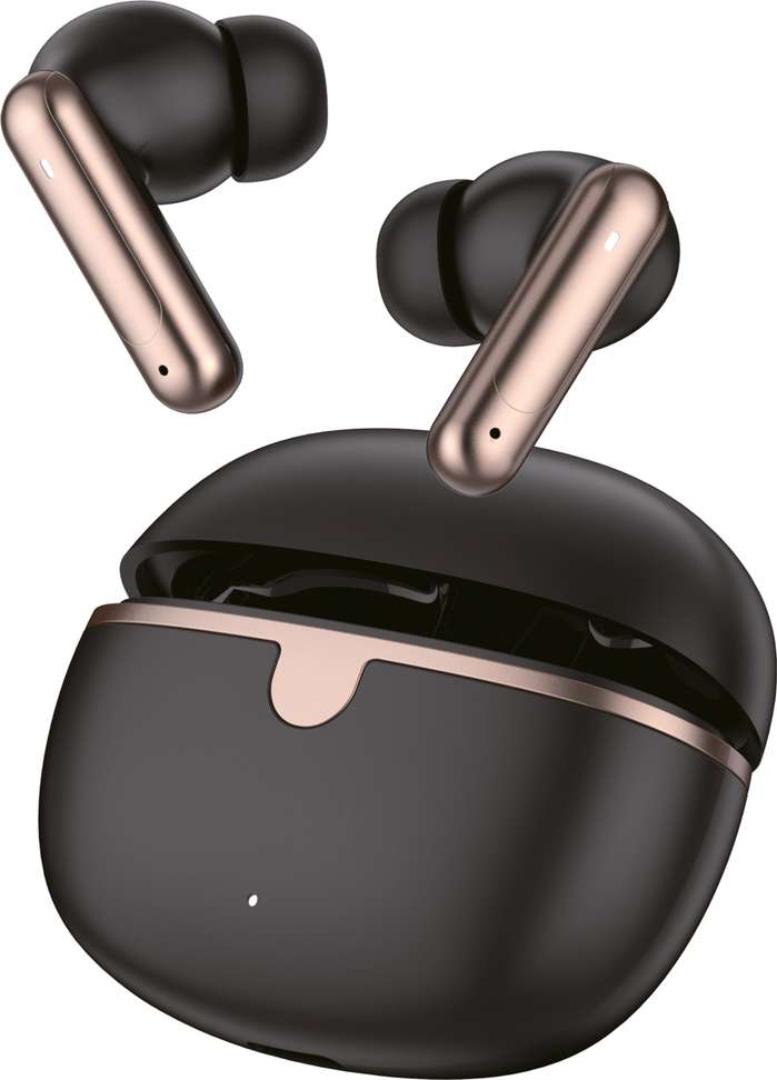Oraimo Super Functional Heavy bass wireless bluetooth earpods/ earbuds/ airpods/ headsets with Active Noise Cancellation and Premium Quality Sound available in_Black
