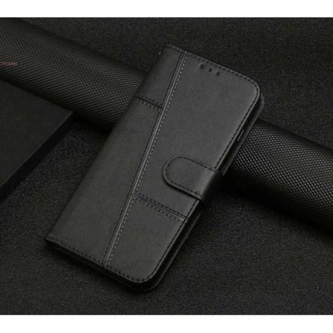 Tecno Spark 50 Flip Cover Luxury with Steel Film Shockproof Protection Wallet Book Leather Heavy Protective Phone Case/ cover